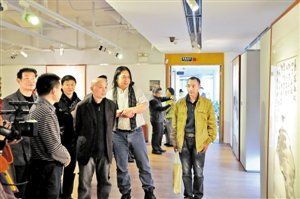 “中国画名家提名展”昨日在坪山新区美术馆开幕。